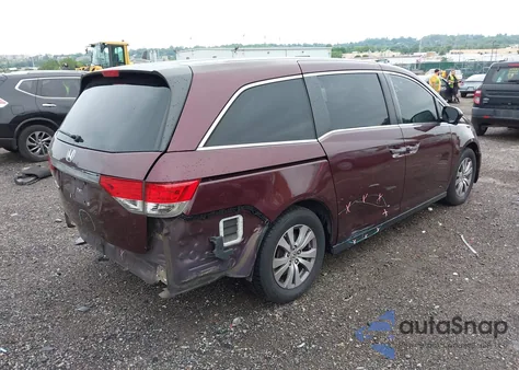 2014 Honda Odyssey Ex из США, поврежденный, VIN 5FNRL5H46EB043592